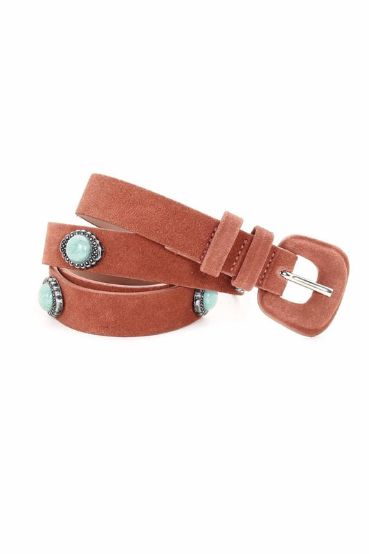 Cinturón Cuero Boho -  S